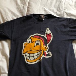 Dark blue Cleveland Indians t-shirt